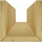 Ekena Millwork 3-Sided (U-beam) Riverwood Endurathane Faux Wood Ceiling Beam, Premium Cherry, 10"W x 8"H  x 20'L BMRW3C0100X080X240ZY - alternate 7